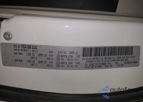 2018 Chrysler Pacifica Touring Plus from USA, damaged, VIN 2C4RC1FG7JR128266